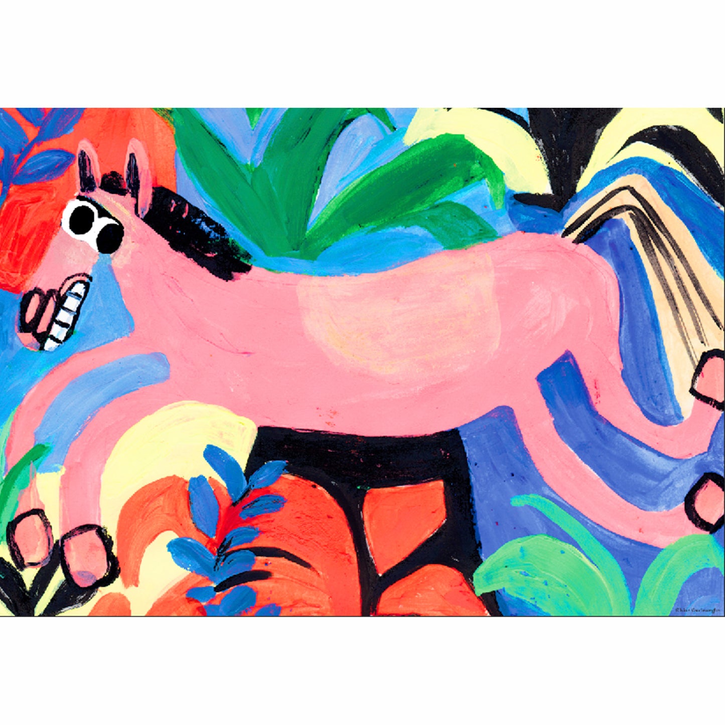 Poster The Colored Horse A3