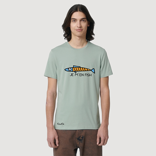 T-Shirt Je m'en fish NEW