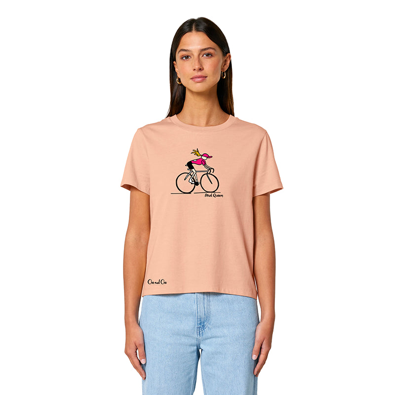 T-Shirt Ladies Mud Queen cyclist