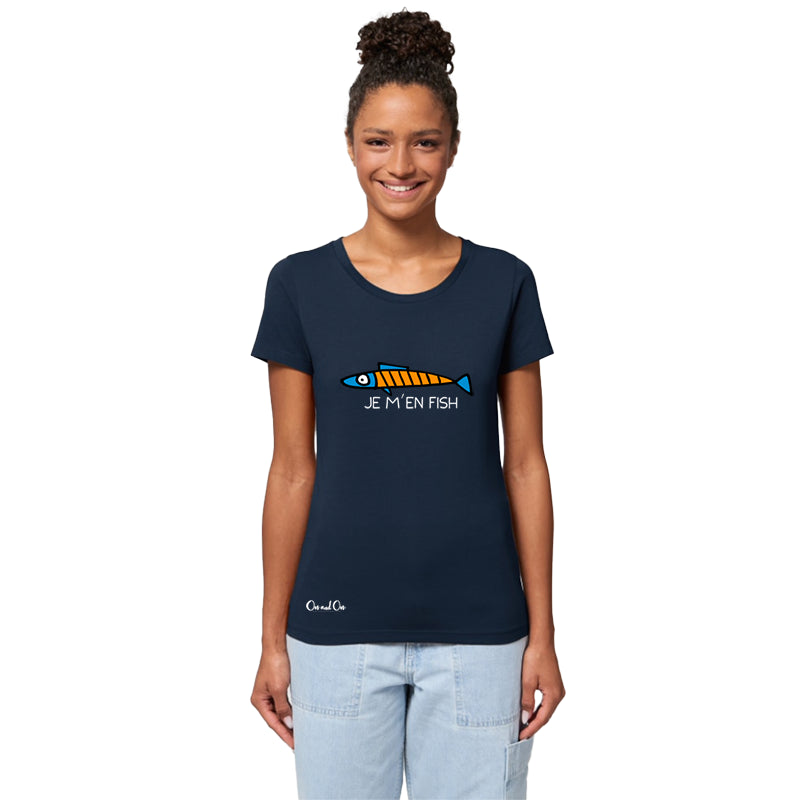 T-Shirt Ladies Je m'en fish 2.0