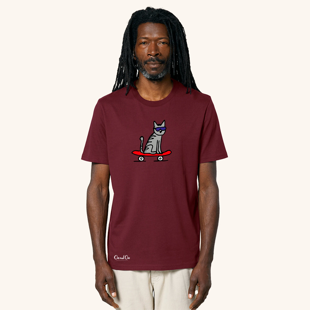 T-shirt Skat Cat