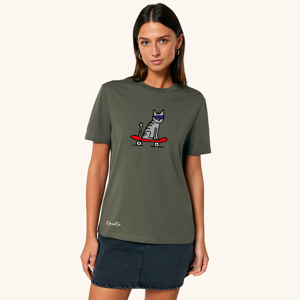 T-shirt Skat Cat