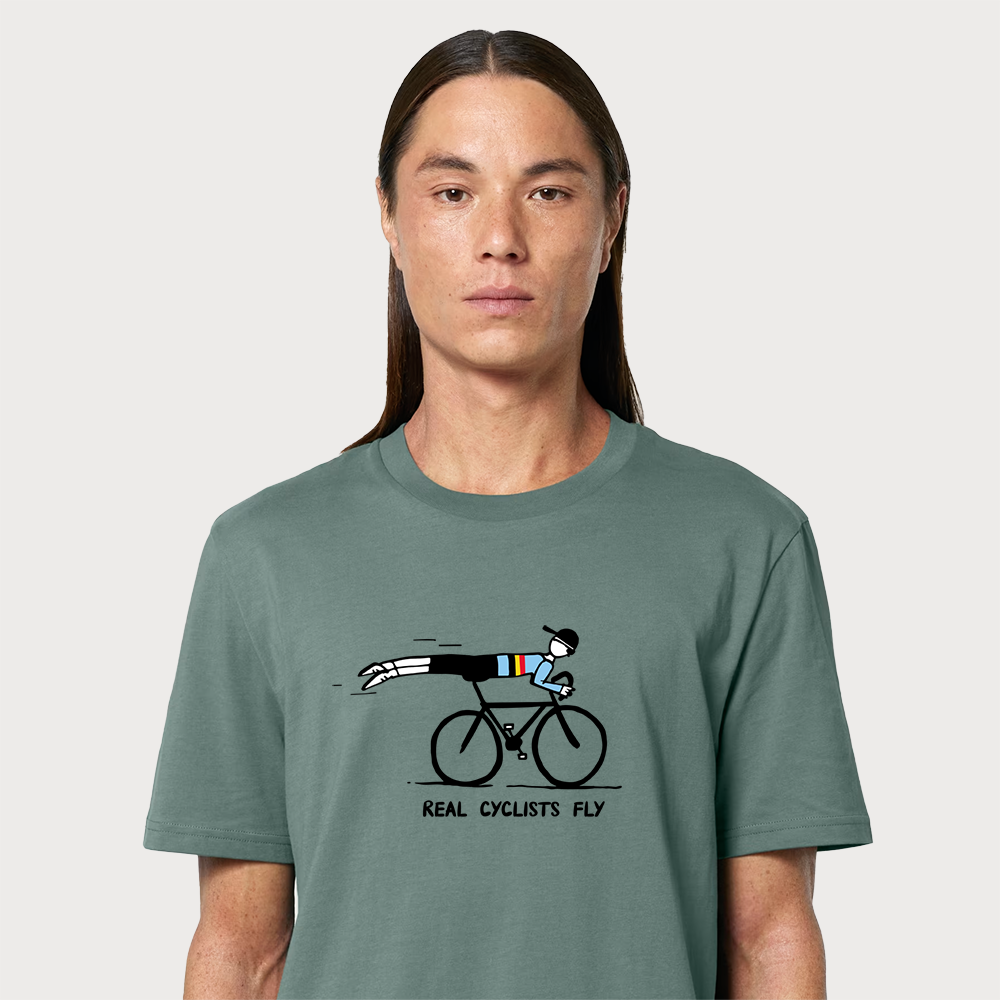 T-shirt Real Cyclists Fly