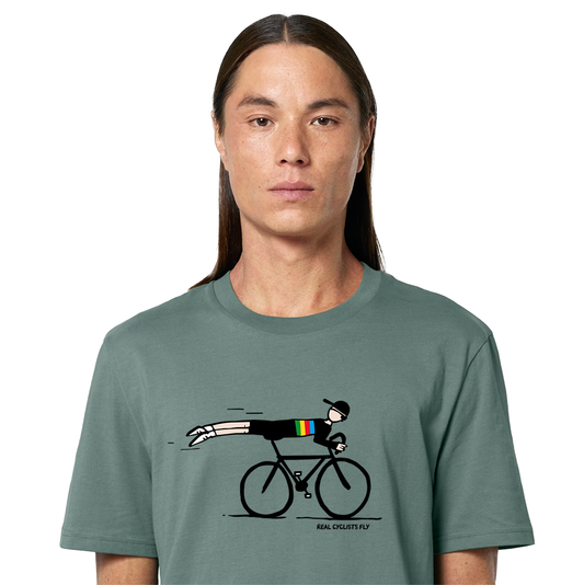 T-shirt Real Cyclists Fly
