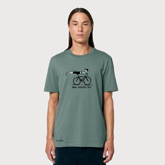 T-shirt Real Cyclists Fly