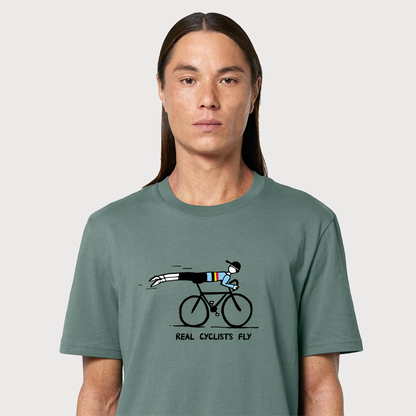 T-shirt Real Cyclists Fly