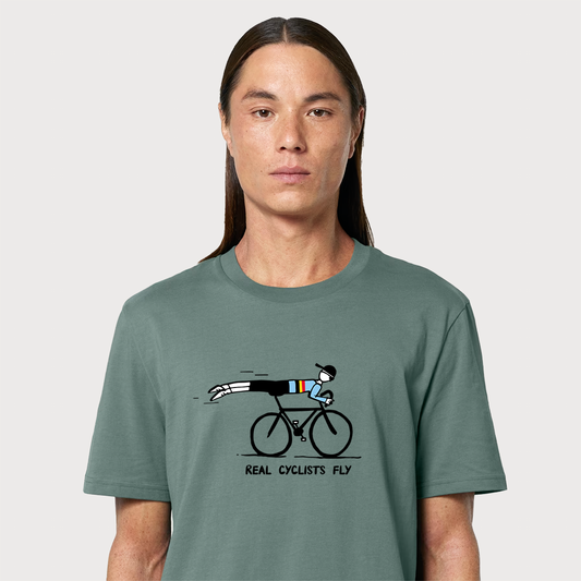 T-shirt Real Cyclists Fly